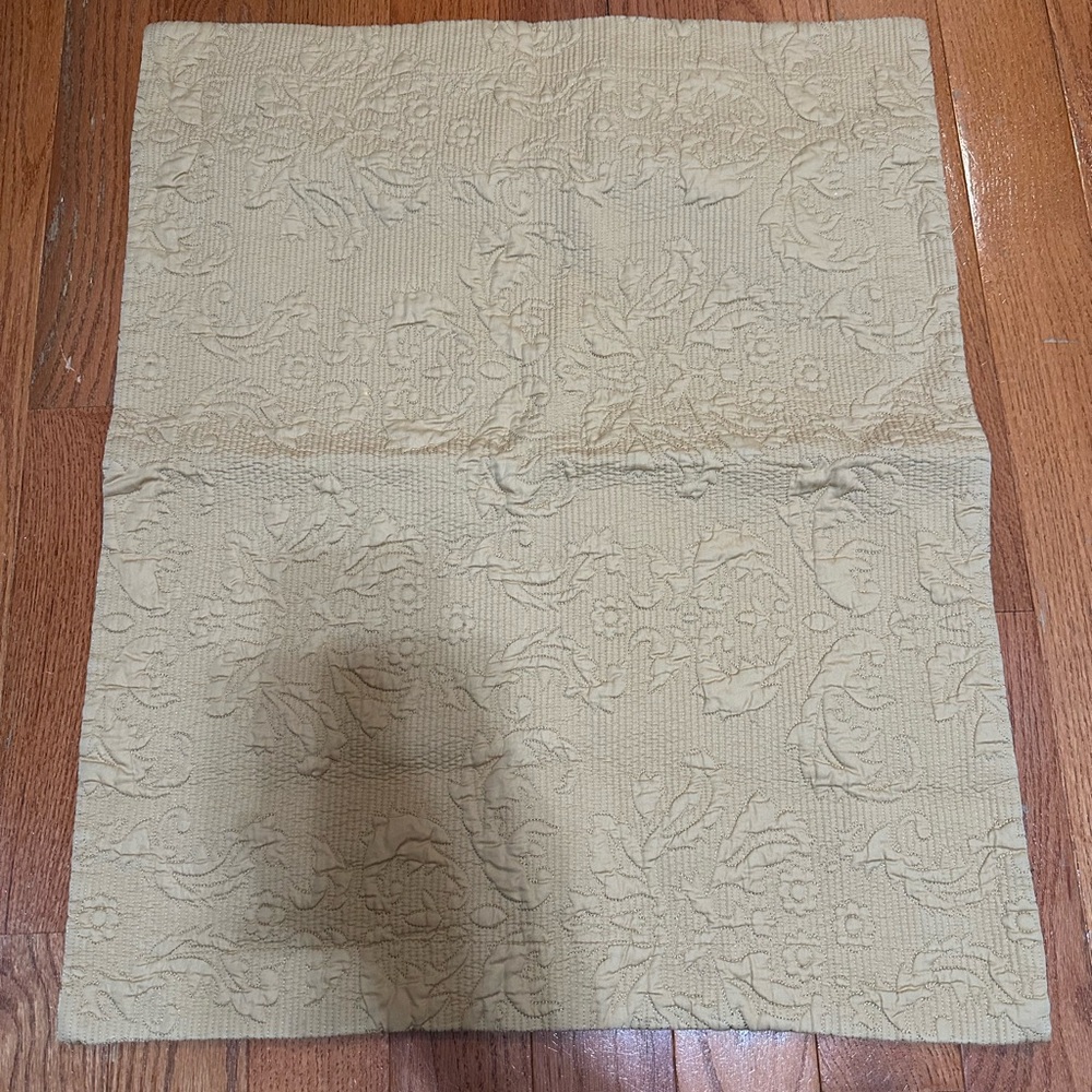 SFERRA Standard Pima Cotton Yarn Sham Embossed Size 22.5” X 28”